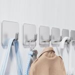 Aikzik 6-Pack Self-Adhesive Stainless Steel Hooks Review: The Ultimate Heavy-Duty Drilling-Free Hanging Solution