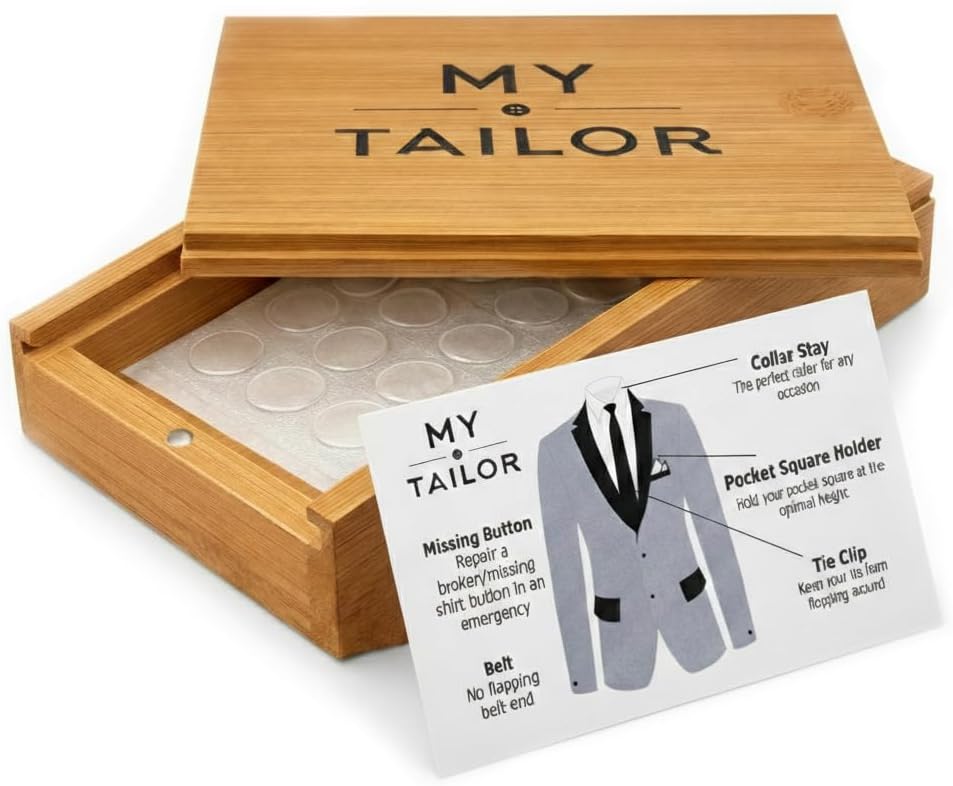 Collar Stay Stickers for Men – 66 Pack Double Sided Tape For Fashion – Shirt Polo Tie & Belt Anchor …