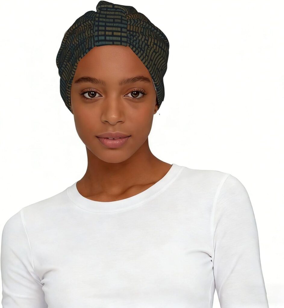 Programming Code 1 Print Elastic Lady Headscarf Hat Breathable Fashion Daily Beach Vacation Hair Acc…