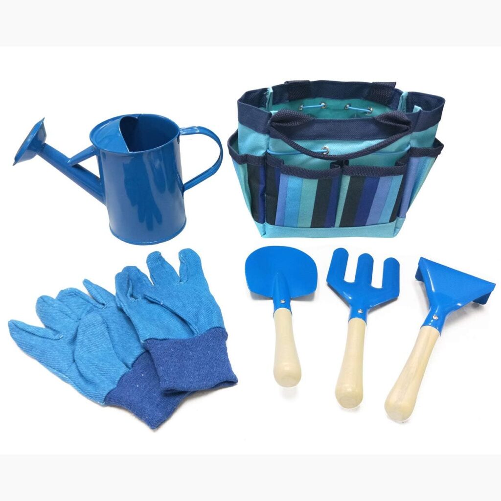 Kids GardenTool Set with Storage Bag for Boy