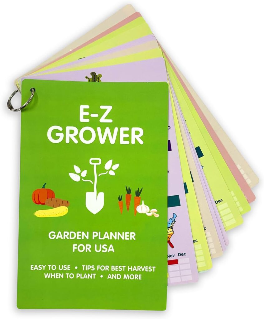 EZ Grower Garden Planner | Tips & Tricks | Gardening Zones for 20 Common Vegetables | Perfect for Be…