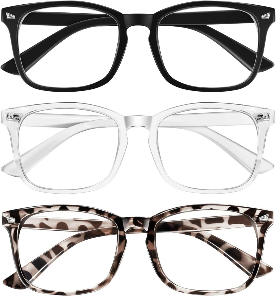 Ougenni Blue Light Blocking Glasses for Women Men Fashion Computer Screen Gaming TV Eyeglasses, Anti…
