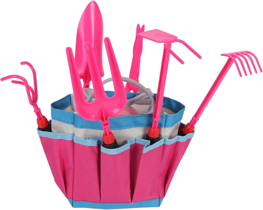 Kids Gardening Set with Tools, Sun Hat, Apron, Gloves, Outdoor