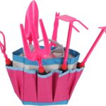 Kids Gardening Set with Tools, Sun Hat, Apron, Gloves, Outdoor