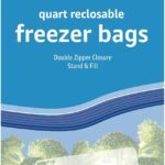 Amazon Basics Freezer Quart Bags, 120 Count (Previously Solimo)