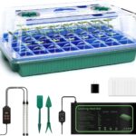 joyhalo 40 Cell Seed Starter Kit with Grow Light and Heating Mat