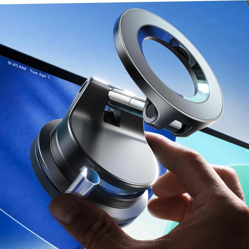 LISEN for Magsafe Car Mount, Magnetic Phone Holder for Car Phone Holder Magnetic [Strong Suction+22x…