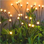 TONULAX Solar Garden Lights – Upgraded Solar Swaying Light, Sway by Wind, Outdoor Lights, Yard Patio…