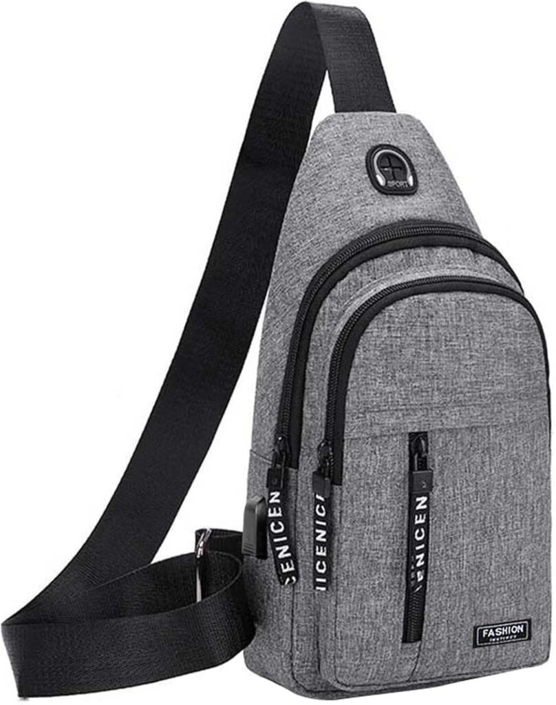 Todays Deals in Clearance, Sling Bag for Women Men, Crossbody Bags, Chest Bag, Sling Backpack with U…