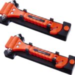 Amazon Basics Emergency Seat Belt Cutter and Window Hammer – 2-Pack