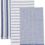Sur La Table Kitchen Essentials Naples Dual Purpose Cotton Kitchen Towels, Set of 3, 18 x 28 Inch (N…